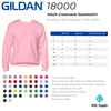 18000 Gildan Adult Crewneck Sweatshirt