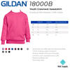 18000B Gildan Youth Crewneck Sweatshirt