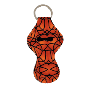 Red and Black Buffalo Plaid Chapstick Keychain Chapstick holder sold by RQC Supply Canada