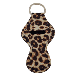 Leopard Chapstick Keychain Chapstick holder sold by RQC Supply Canada
