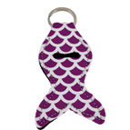 Purple and White Mermaid