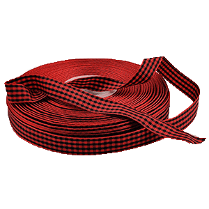 7/8" Buffalo Plaid Cotton Double Sided Ribbons sold by RQC Supply Canada